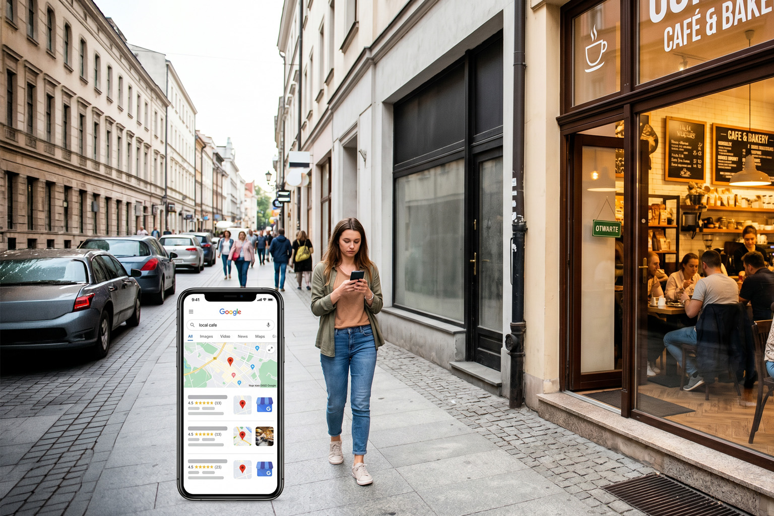 Wizytówka Google pozwala łatwo odnaleźć Twoją firmę na lokalnym rynku.